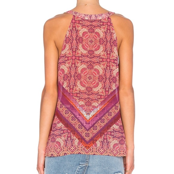 Sanctuary Border Print Shell Top - Picture 4 of 8